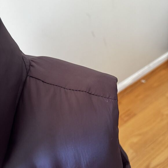 Eddie Bauer Women’s Premium Goose Down Puffer Vest Winter Cabin Cottage Brown M - Picture 15 of 16